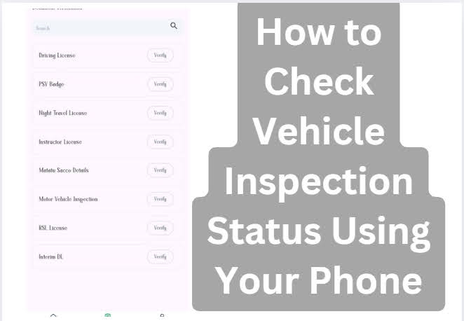 vehicle inspection