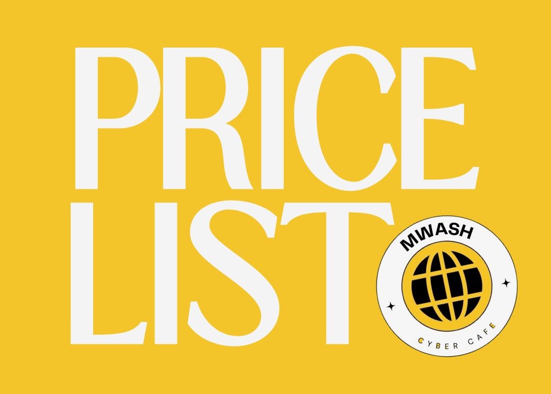 - Mwash Cyber Mwash Cyber Simplified Mwash Cyber Price List 2025