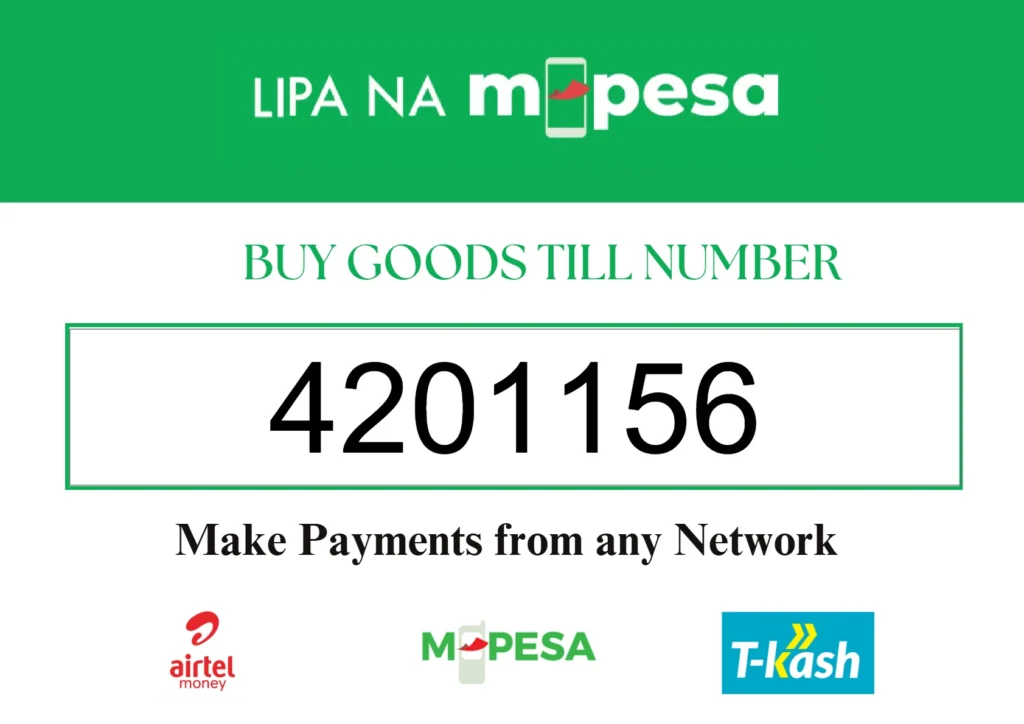 Mpesa till poster template