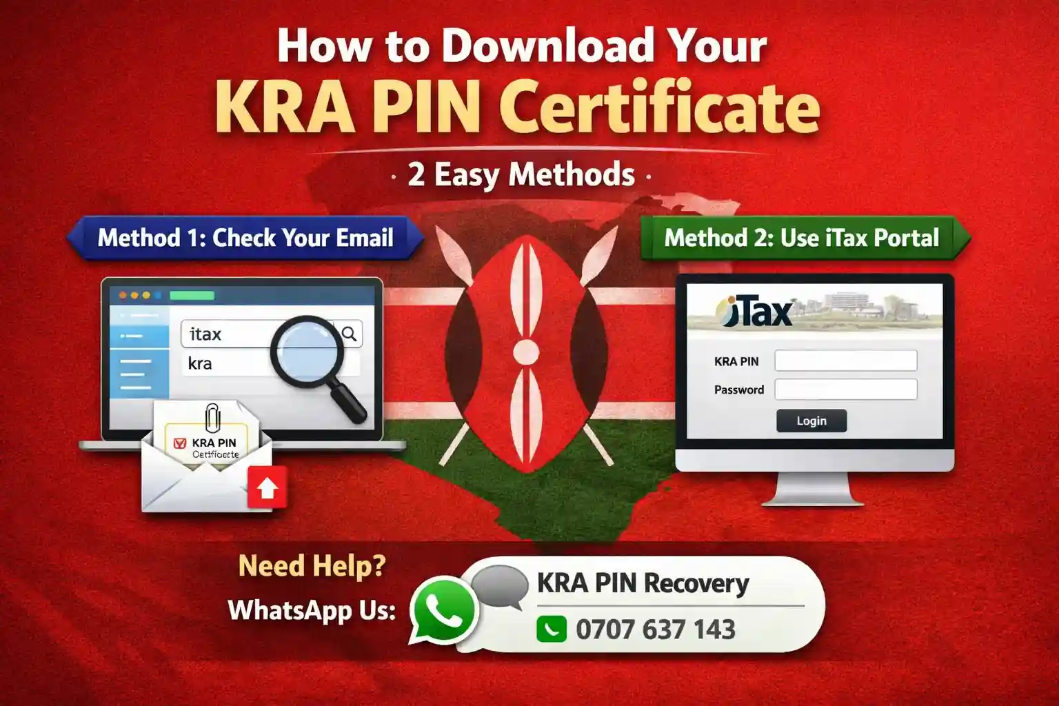 How to Download KRA PIN Certificates (2 Easy Methods)